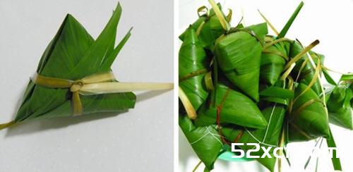 干贝香菇绿豆大肉粽的做法