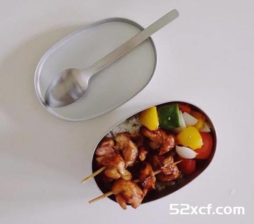 上班族必备烤鸡肉串便当