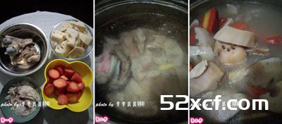 莲藕墨鱼大骨汤的做法