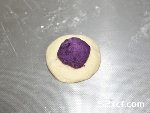 紫薯开花馒头的做法