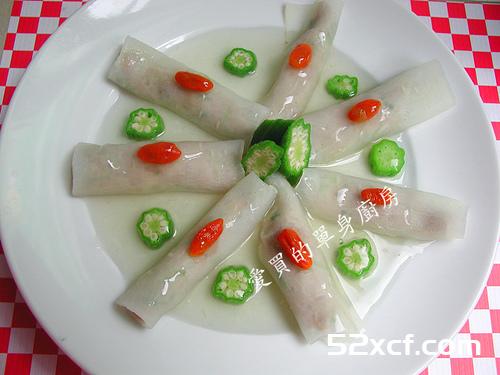 水晶萝卜卷的做法