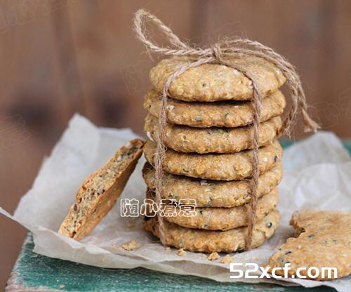 咸味燕麦饼干的做法