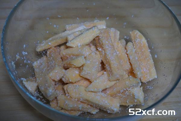不加糖的椰香红薯条做法