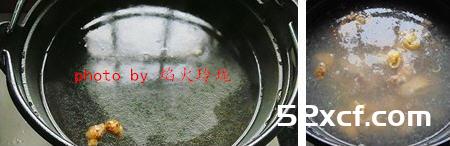 荔枝菌丝瓜土鸡汤的做法