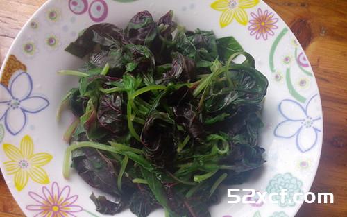凉拌红苋菜的做法