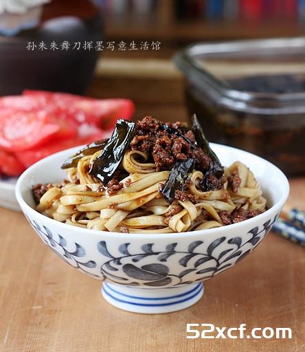 肉燥葱油面的做法