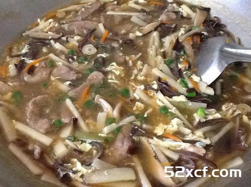 香菇肉羹汤的做法