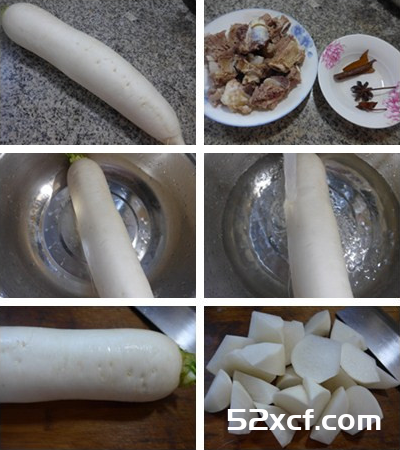 牛排骨萝卜汤的做法