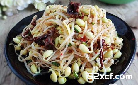 油鸡枞拌黄豆芽怎么做