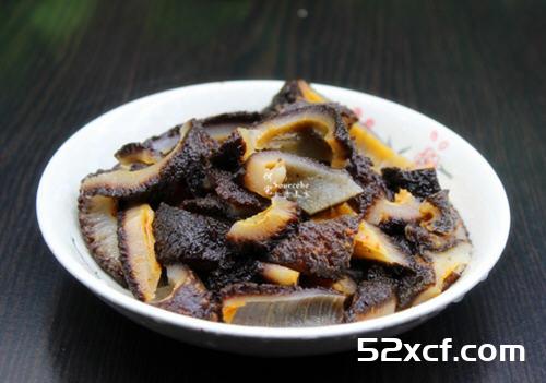 麻油爆炒红极参的做法