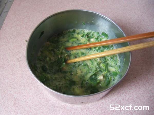 香菜炒鹅蛋的做法