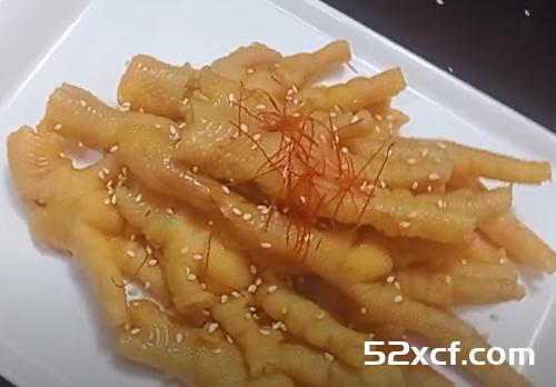 柠檬无骨鸡爪的配方