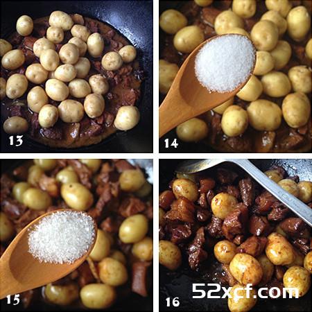 小土豆烧肉的做法