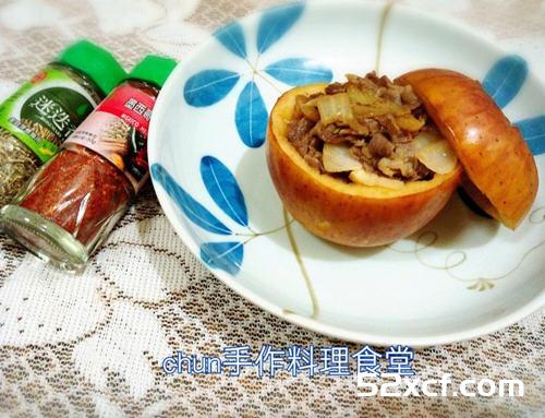 迷迭香羊肉苹果盅的做法
