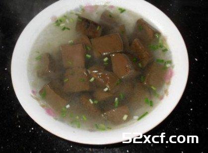 鸭血汤最简单的