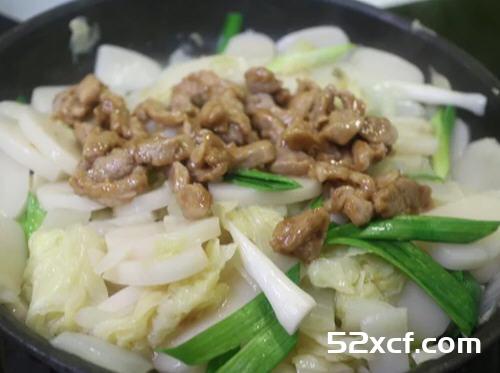 年糕炒白菜家常做法