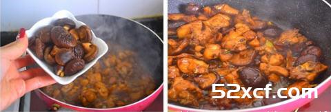 冬菇焖鸡的家常做法