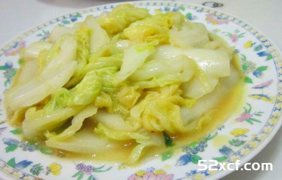 咖喱白菜的做法
