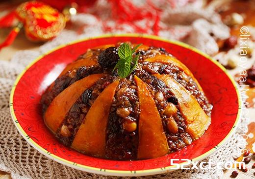 金瓜糯米八宝饭的做法