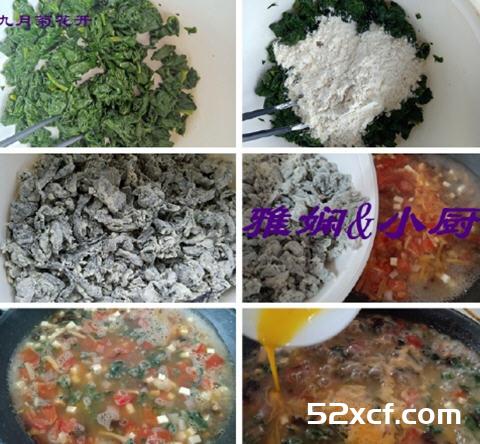 菠菜疙瘩汤的家常做法