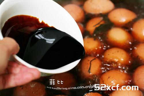 香喷喷的花壳茶叶蛋做法