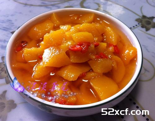 黄桃枸杞小甜品的做法