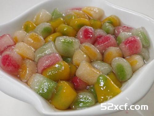 粉彩脆圆绿豆汤的做法