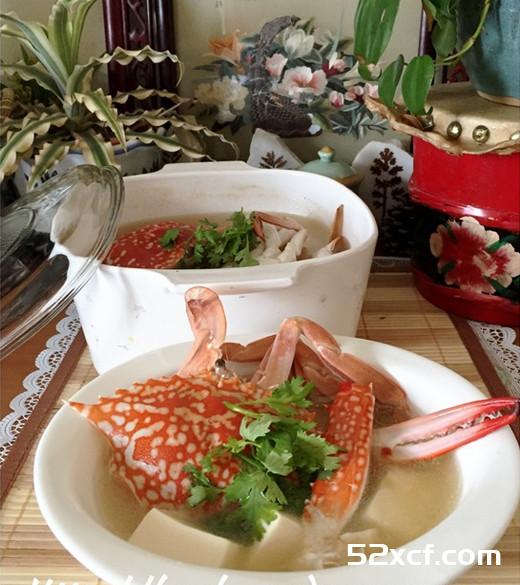 花蟹豆腐汤的做法