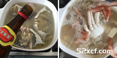 花蟹豆腐汤的做法