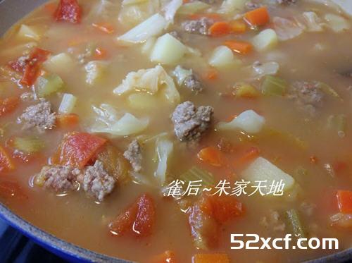 杂菜牛肉汤配意粉的做法