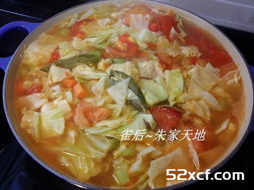 杂菜牛肉汤配意粉的做法