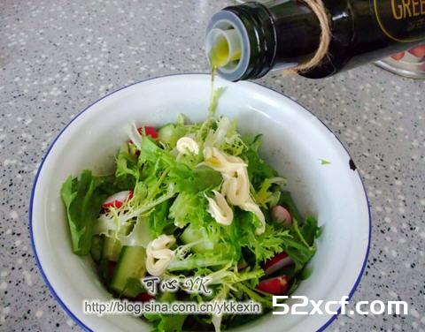 清爽的蔬菜沙拉的做法