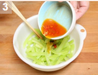 酸辣莴笋的做法