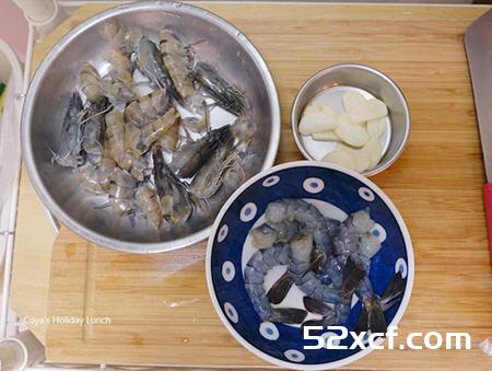 橄榄油香蒜虾的做法
