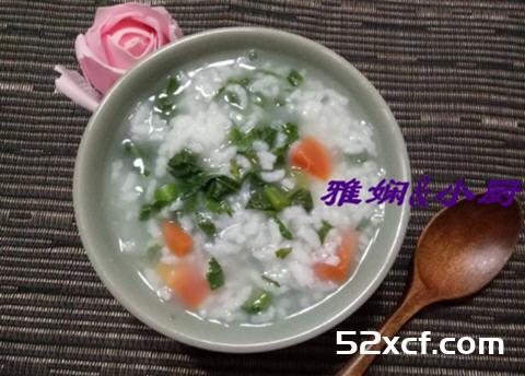 萝卜缨子大米粥的做法