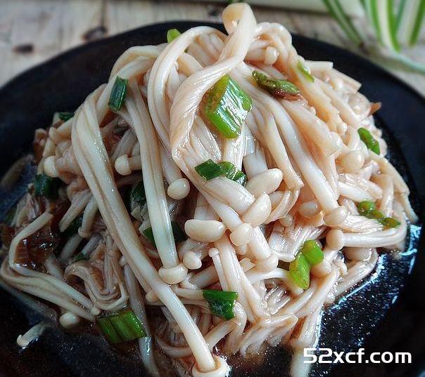 葱油金针菇的做法