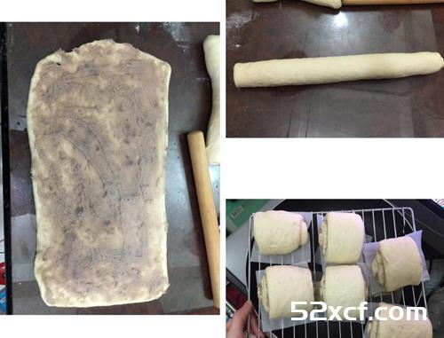 芋泥牛奶花卷的做法
