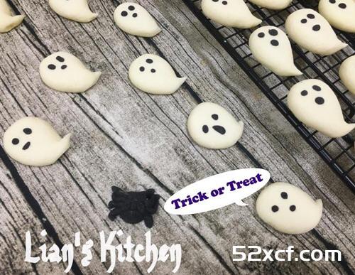 的Happy Halloween阿飘饼干