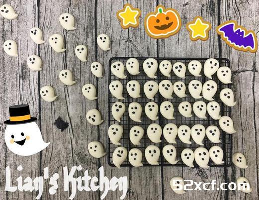 的Happy Halloween阿飘饼干