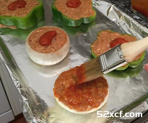 美式青椒镶肉饼的做法