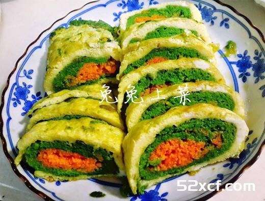 三彩鸡蛋卷的做法