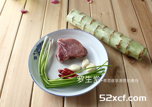 莴苣肉片的做法