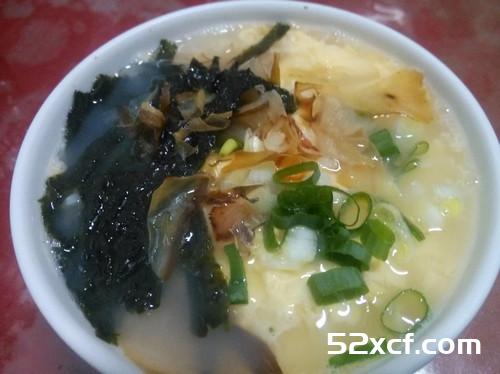 海苔蛋花泡饭的做法