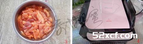 电饼铛烤猪颈肉的做法