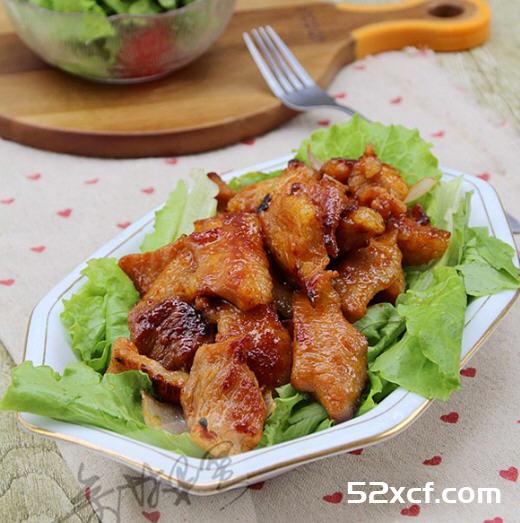 电饼铛烤猪颈肉的做法