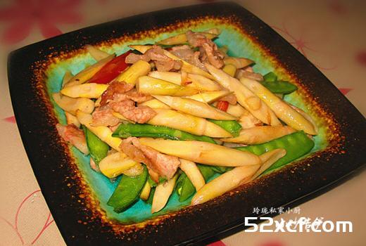 小炒苦笋的做法