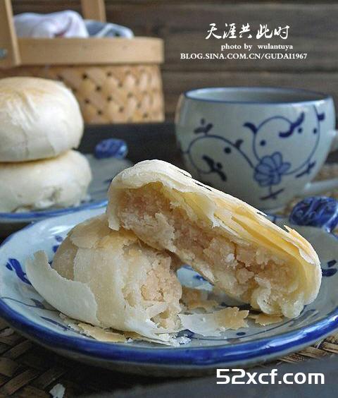 酥皮豆沙月饼的做法