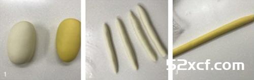 卡通香蕉造型馒头