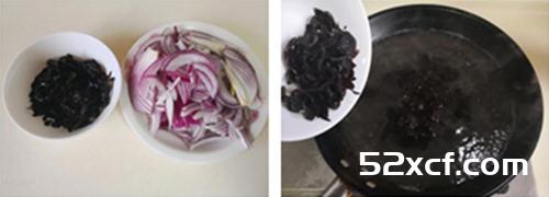 黑木耳炒洋葱的家常做法