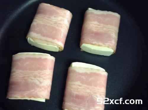 培根豆腐卷的做法